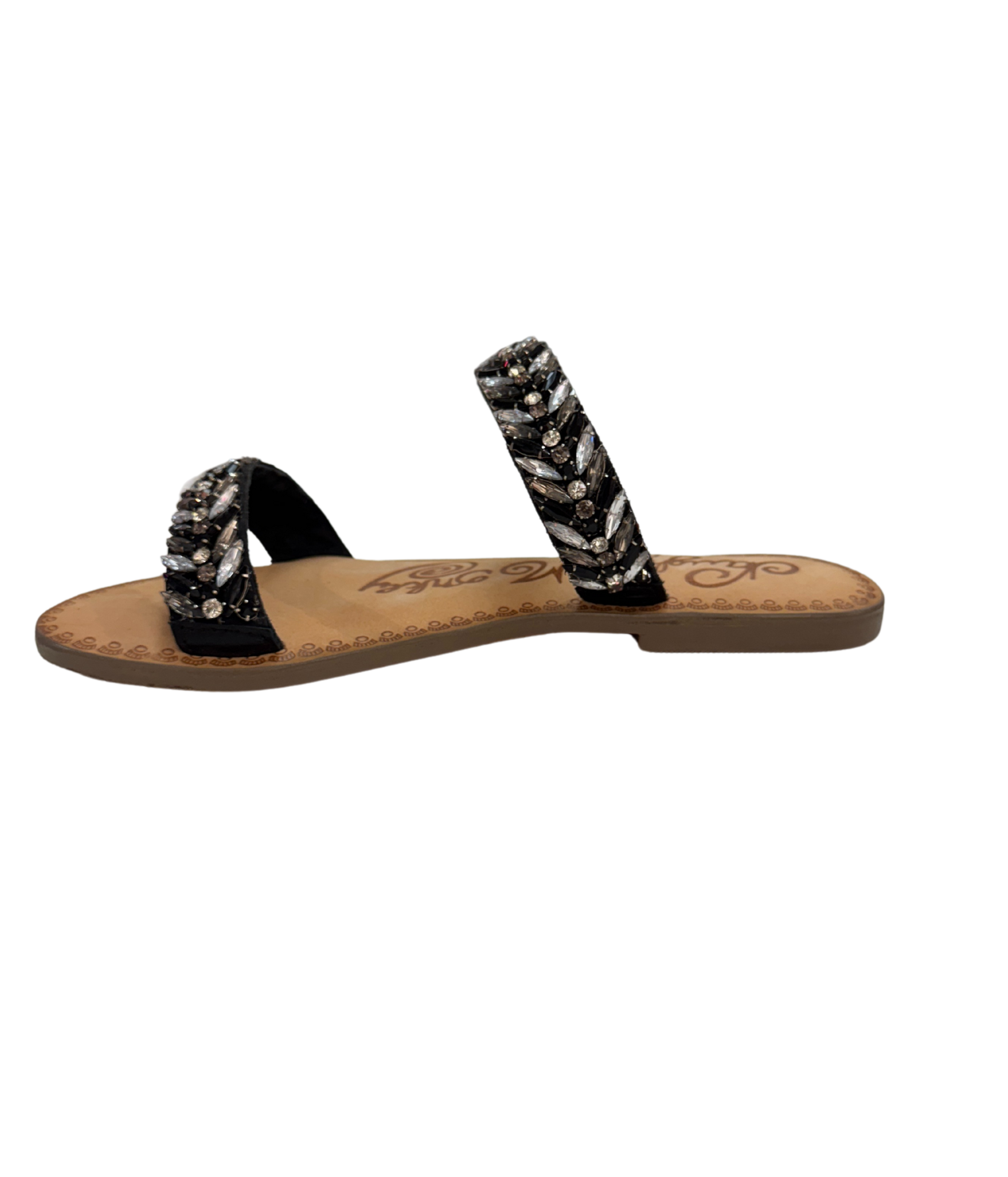 Shine Bright Sandals in Black 130 Sandals Naughty Monkey- Tilden Co.