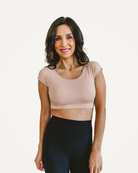 Classic Basic Cap Sleeve Nude / XS Nude XS Basic HALFTEE Layering Fashions- Tilden Co.