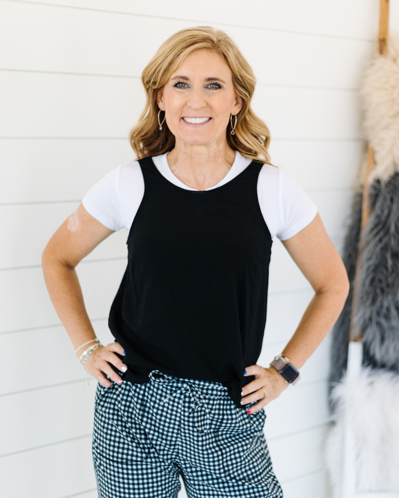 Crew Neck Boyfriend Halftee Boyfriend HALFTEE Layering Fashions- Tilden Co.