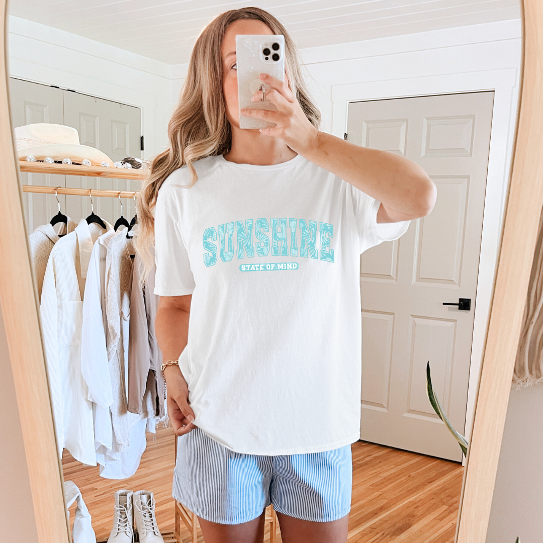 Sunshine State of Mind Graphic Tee Womens Ave Shops- Tilden Co.