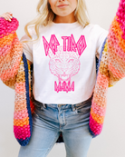 Def Tired Mama in White Graphic Tee Womens Ave Shops- Tilden Co.