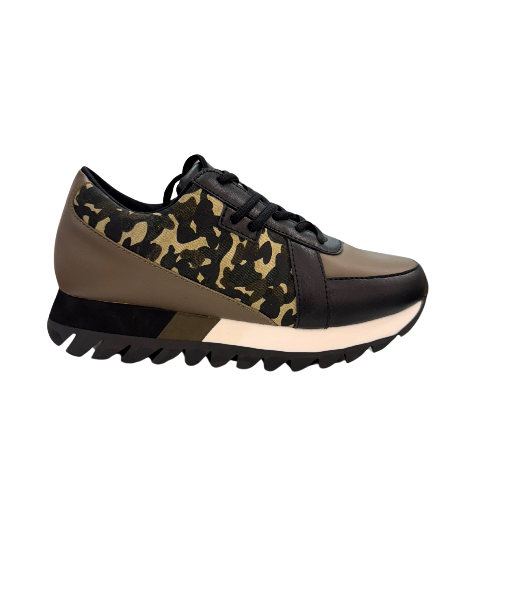 Geri Sneaker in Camo 120 Sneakers Naughty Monkey- Tilden Co.