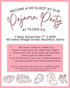 Girl's Night VIP Ticket Tilden Co. LLC- Tilden Co.