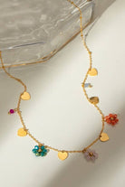 18K Stainless Steel Seedbead Necklace JOSSLYN by wall to wall- Tilden Co.