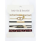 Boho Inspired Hair Tie Bracelets Boho Cheetah Boho Cheetah Love and Repeat- Tilden Co.