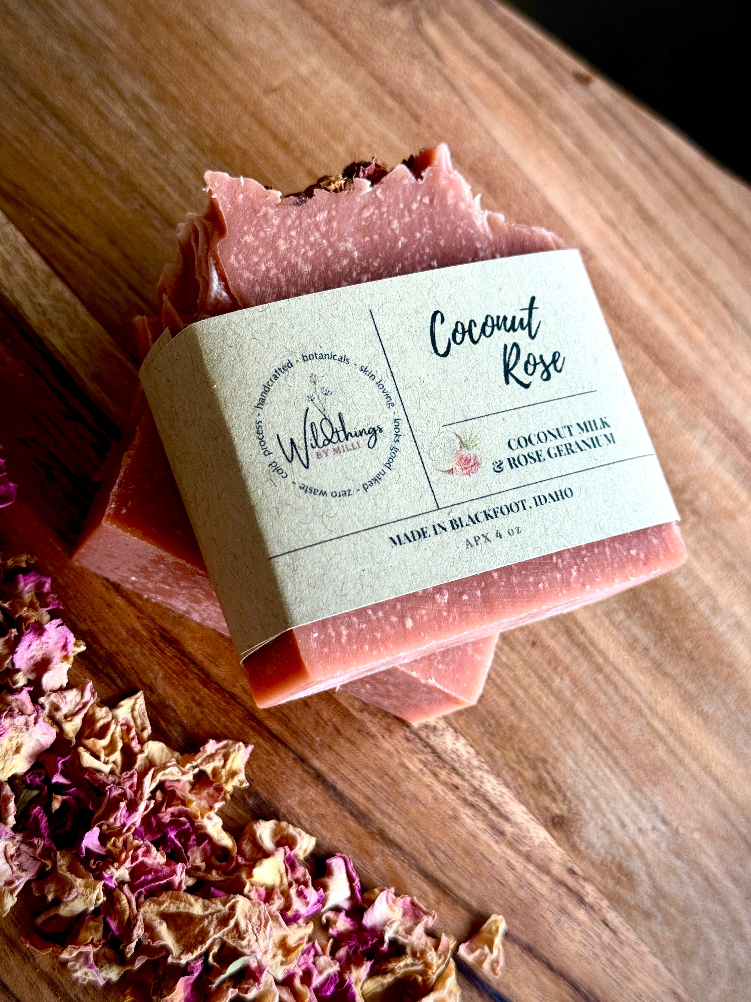 Wildthings By Milli Soap Coconut Rose Coconut Rose Tilden Co. LLC- Tilden Co.
