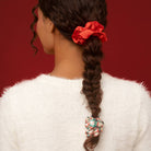 Holiday Scrunchies 3pc Set- Multi-color Hair Accessory KITSCH- Tilden Co.