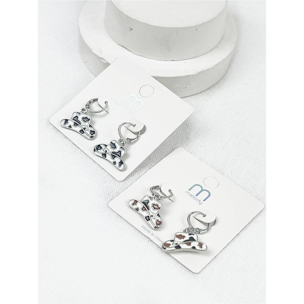 Western Cowgirl Hat Earrings Love and Repeat- Tilden Co.