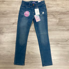 Girls Pull On Skinny Jeans - Medium Light Wash    Jeans YMI Jeanswear- Tilden Co.