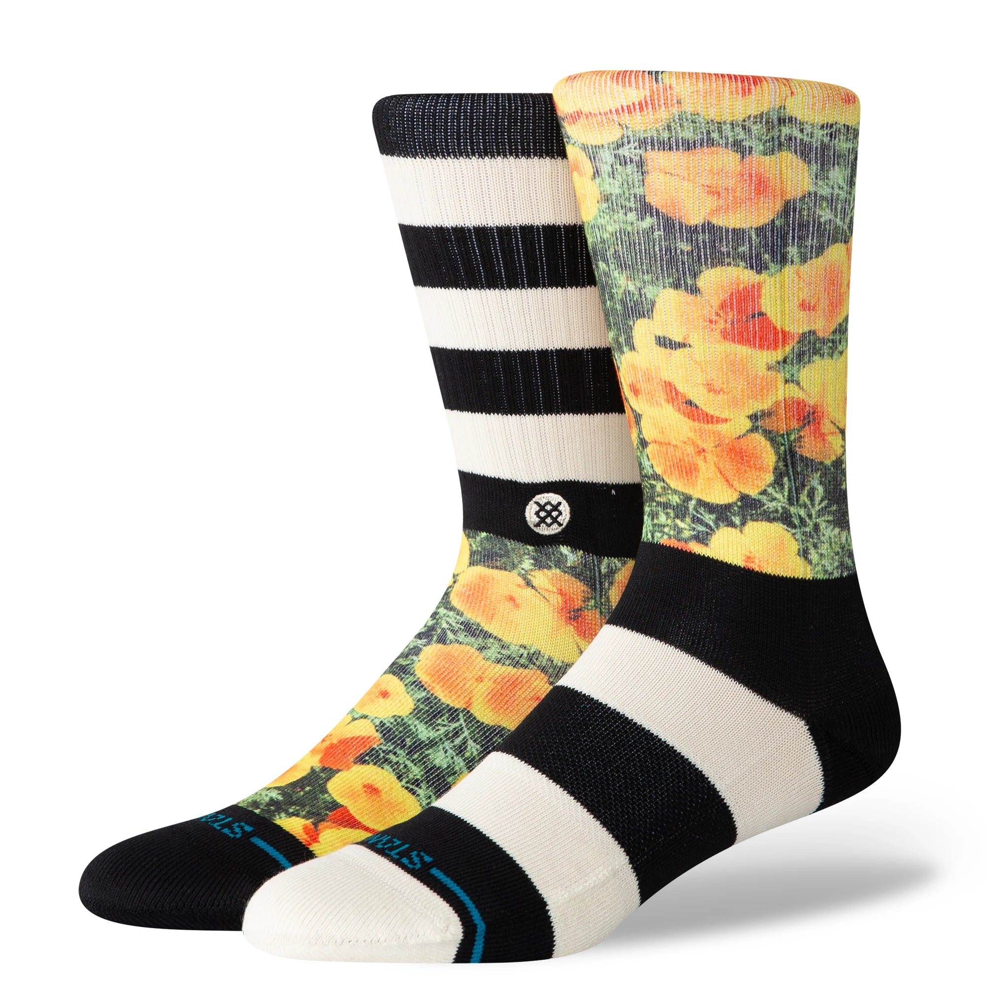 Stance Very Poppin Poly Blend Crew Socks Crew Socks Stance- Tilden Co.
