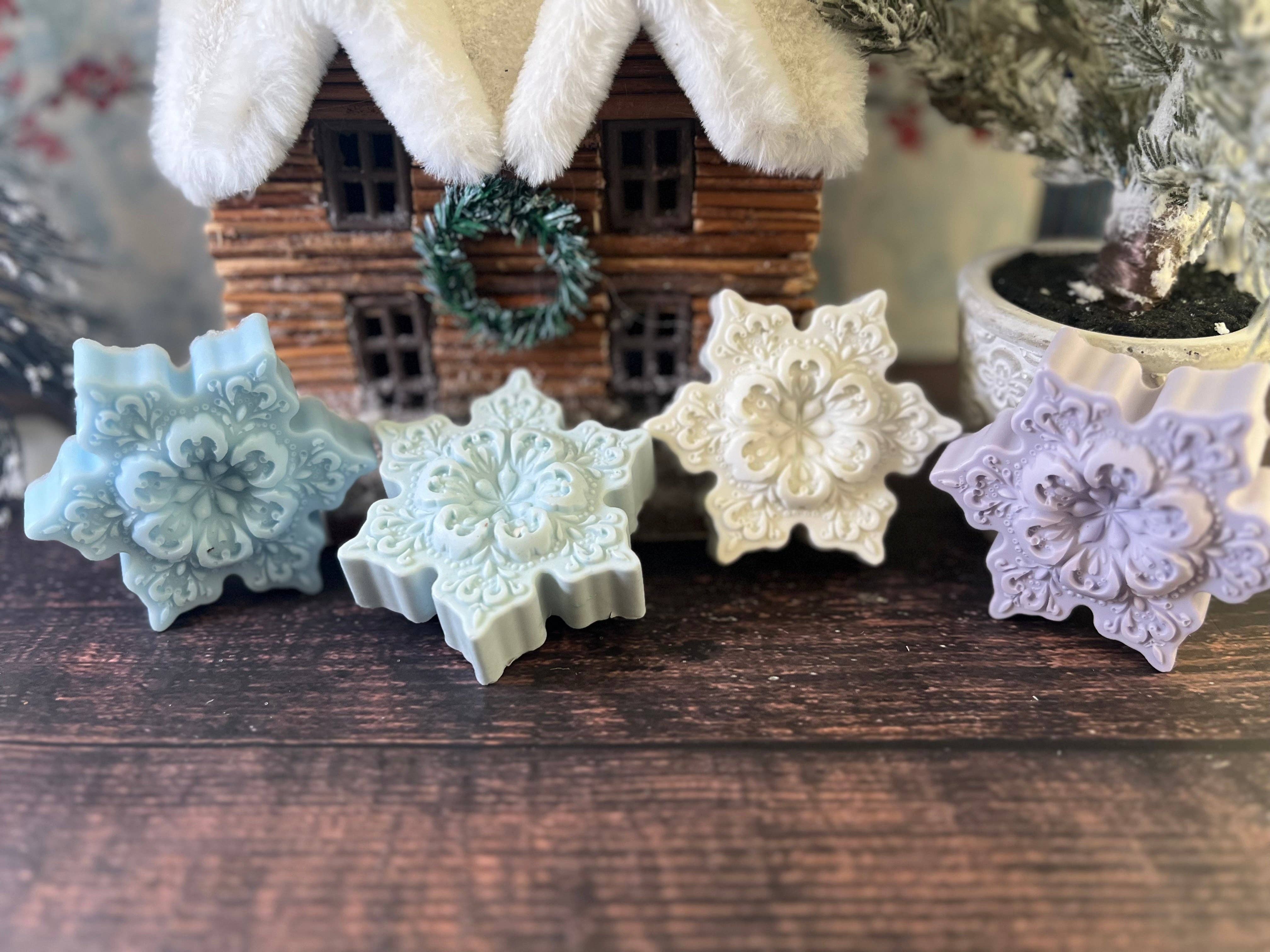 Snowflake Soap 1111 Elm Candle & Soap Shoppe- Tilden Co.
