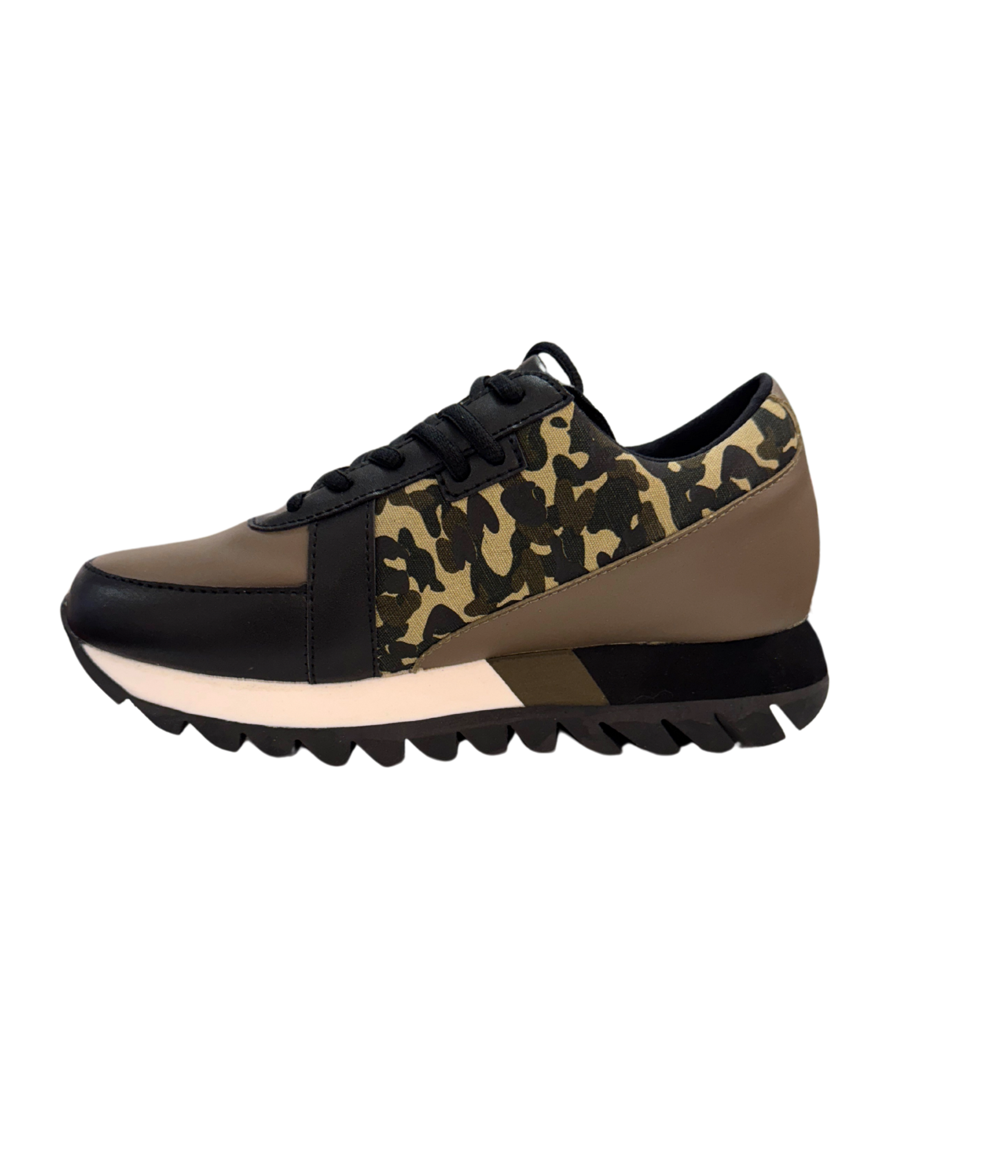 Geri Sneaker in Camo 120 Sneakers Naughty Monkey- Tilden Co.