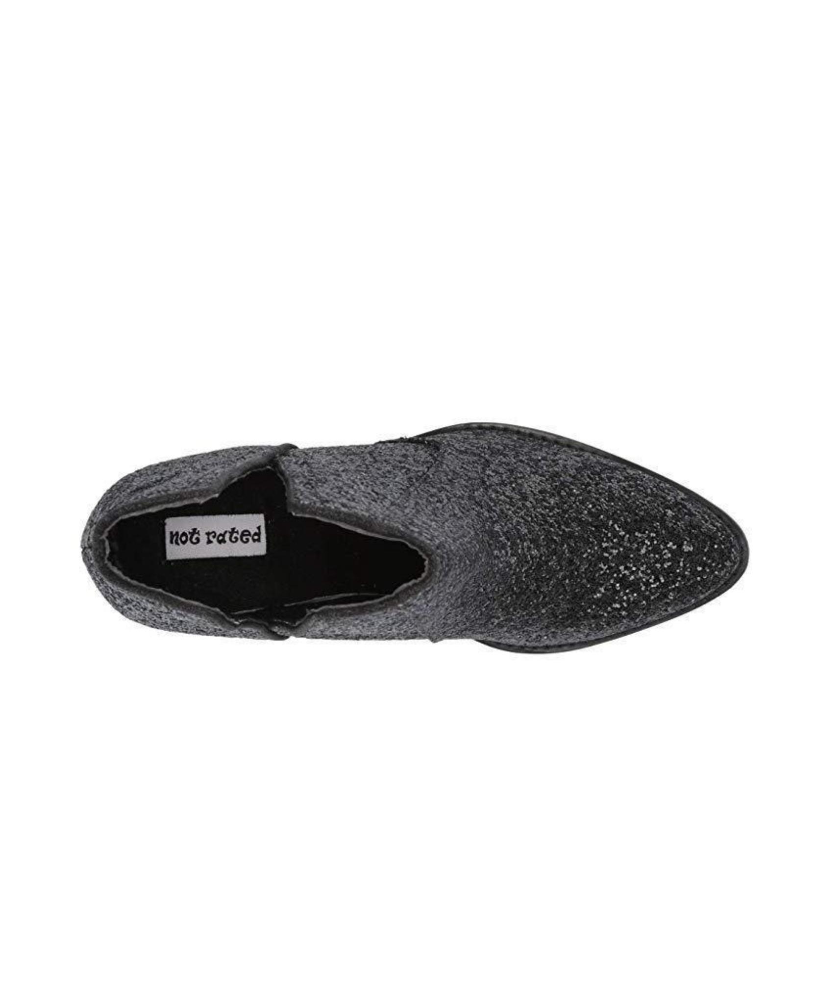 Fiera Glitter Booties in Black 110 Fashion Boots Naughty Monkey- Tilden Co.