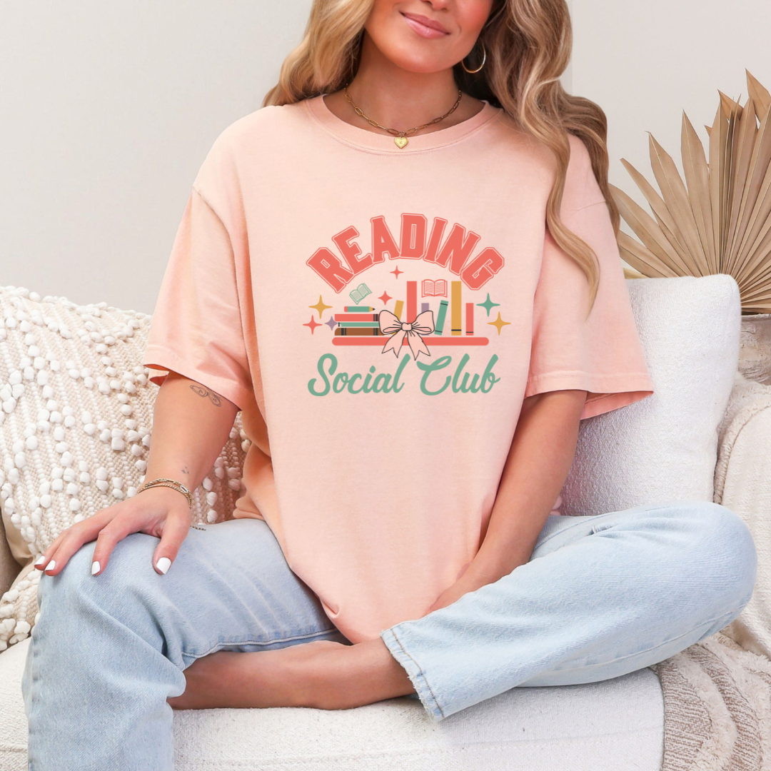 Reading Social Club Graphic Tee Womens Ave Shops- Tilden Co.