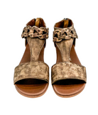 Loop D Loop Sandals in Tan 130 Sandals Naughty Monkey- Tilden Co.