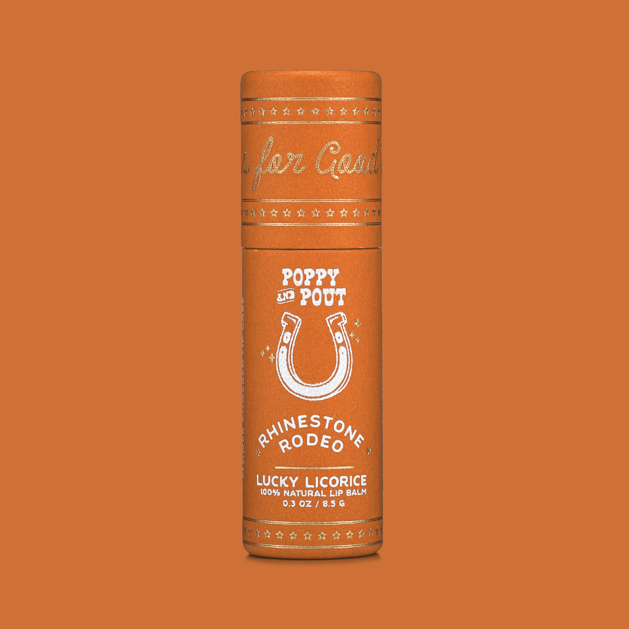 Lip Balm, Rhinestone Rodeo, Lucky Licorice Poppy & Pout- Tilden Co.