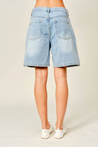 Lt Wash Drawstring Denim Bermudas Bermuda Shorts Aaron & Amber- Tilden Co.