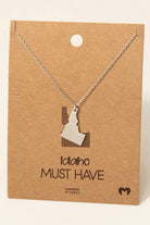 Idaho State Necklace S S Necklace Fame Accessories- Tilden Co.