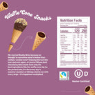 Dark Waffle Cones Snacks Muddy Bites- Tilden Co.