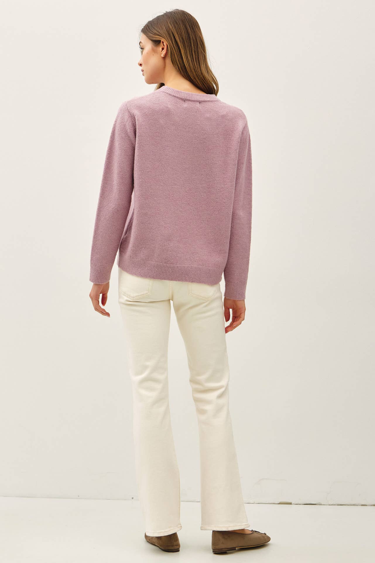 Floral Embroidered Oversized Sweater Be Cool- Tilden Co.