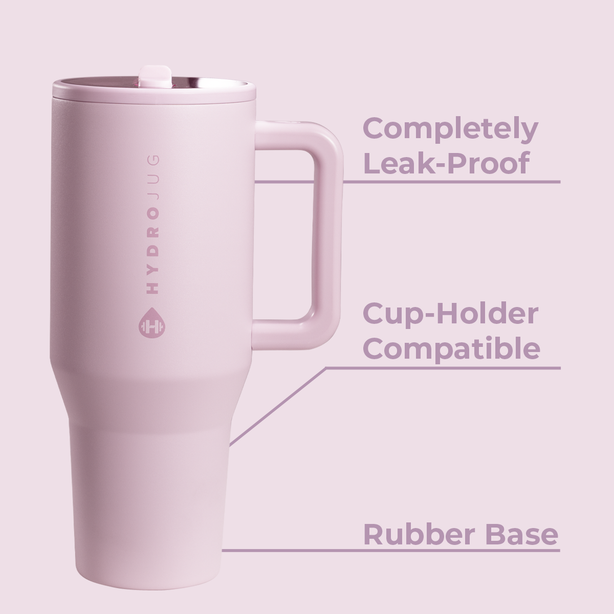 Sweet Pea HydroJug 40oz Traveler Tumbler HydroJug- Tilden Co.