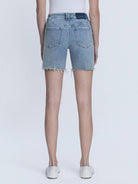 High Rise Raw Hem Midi Shorts Shorts VERVET by FLYING MONKEY- Tilden Co.