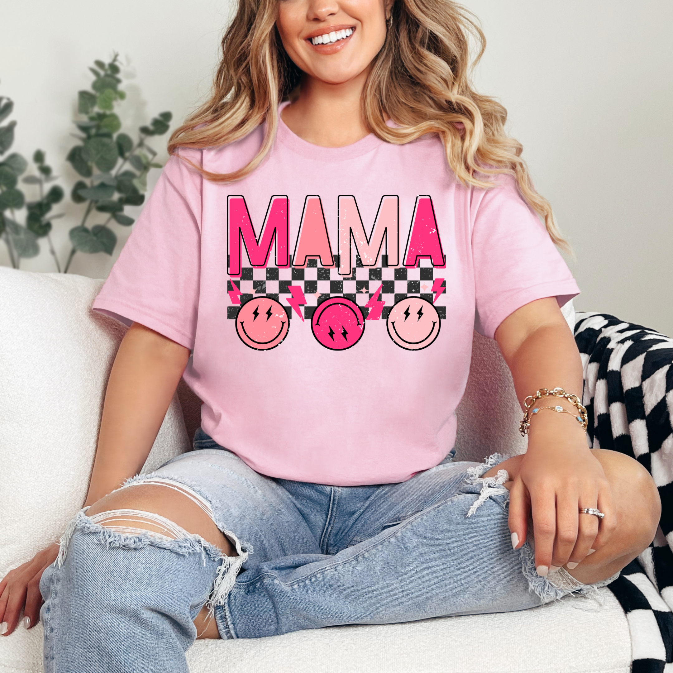 Matching Mama Graphic Tee in Pink T-Shirt Ave Shops- Tilden Co.