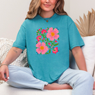 Floral Arrangment Graphic Tee Womens Ave Shops- Tilden Co.