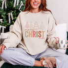 Merry CHRIST-mas Trees Graphic Tee and Sweatshirt Womens Ave Shops- Tilden Co.