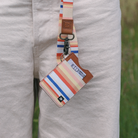 Renae Peach - Vertical Leather Wallet Wallets & Money Clips Thread- Tilden Co.