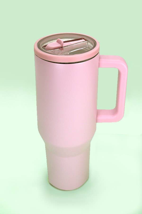 40oz Spill Free Tumbler Pink Pink JOSSLYN by wall to wall- Tilden Co.