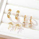 Baguette Trio Earring Set 80E61789 earring JOSSLYN by wall to wall- Tilden Co.
