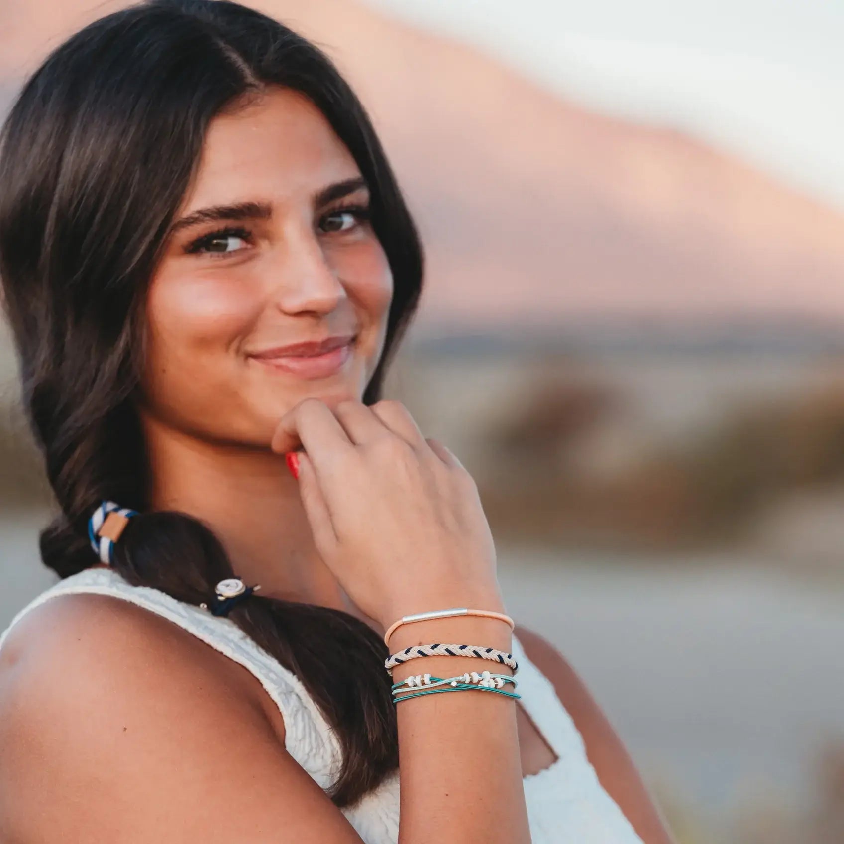 Anchor Hair Tie Bracelets K'Lani hair tie bracelets- Tilden Co.