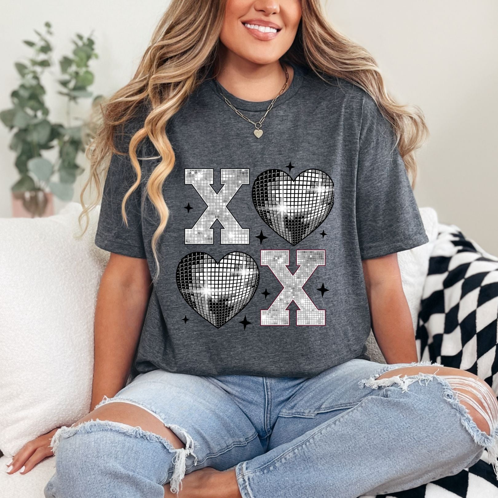 XO Disco Graphic Tee Womens Ave Shops- Tilden Co.