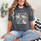 Bunnies and Flowers Graphic Tee Womens Ave Shops- Tilden Co.