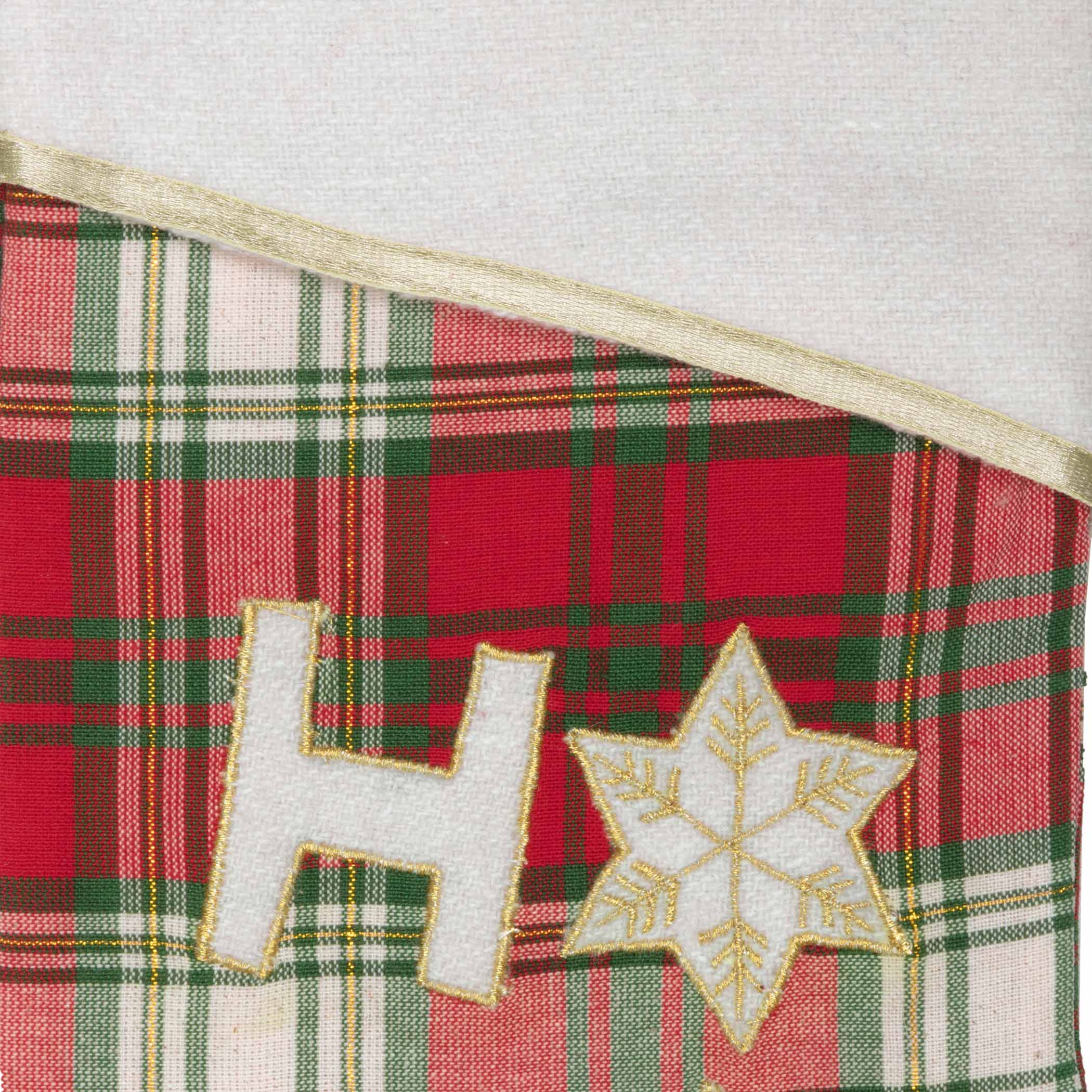 HO HO Holiday Stocking 11x15 VHC Brands- Tilden Co.