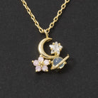 Celestial Cluster Pendant Necklace Necklace Fame Accessories- Tilden Co.
