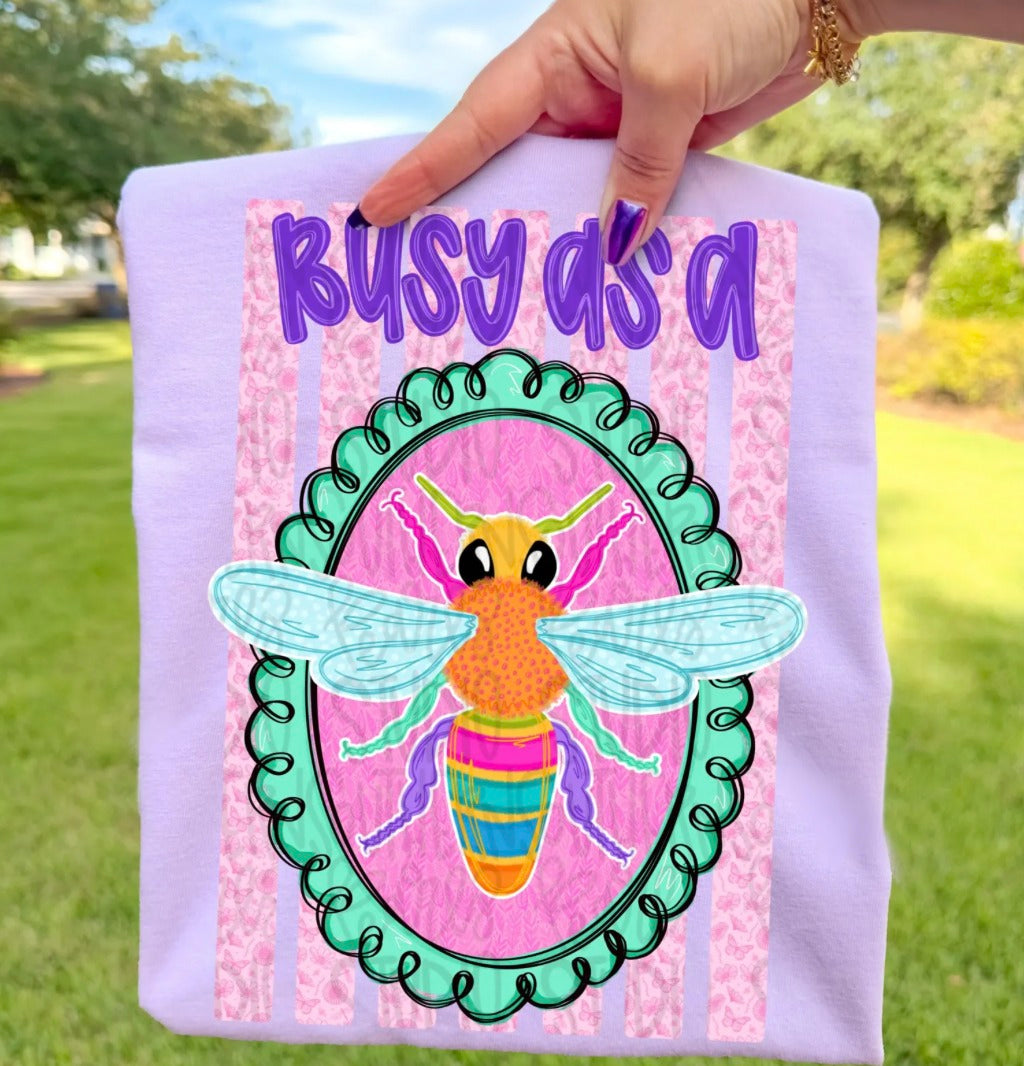 Busy as a Bee Graphic Tee Womens Ave Shops- Tilden Co.