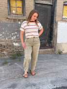 Fundamental Short Sleeve Striped Tee Shirts & Tops Downeast- Tilden Co.