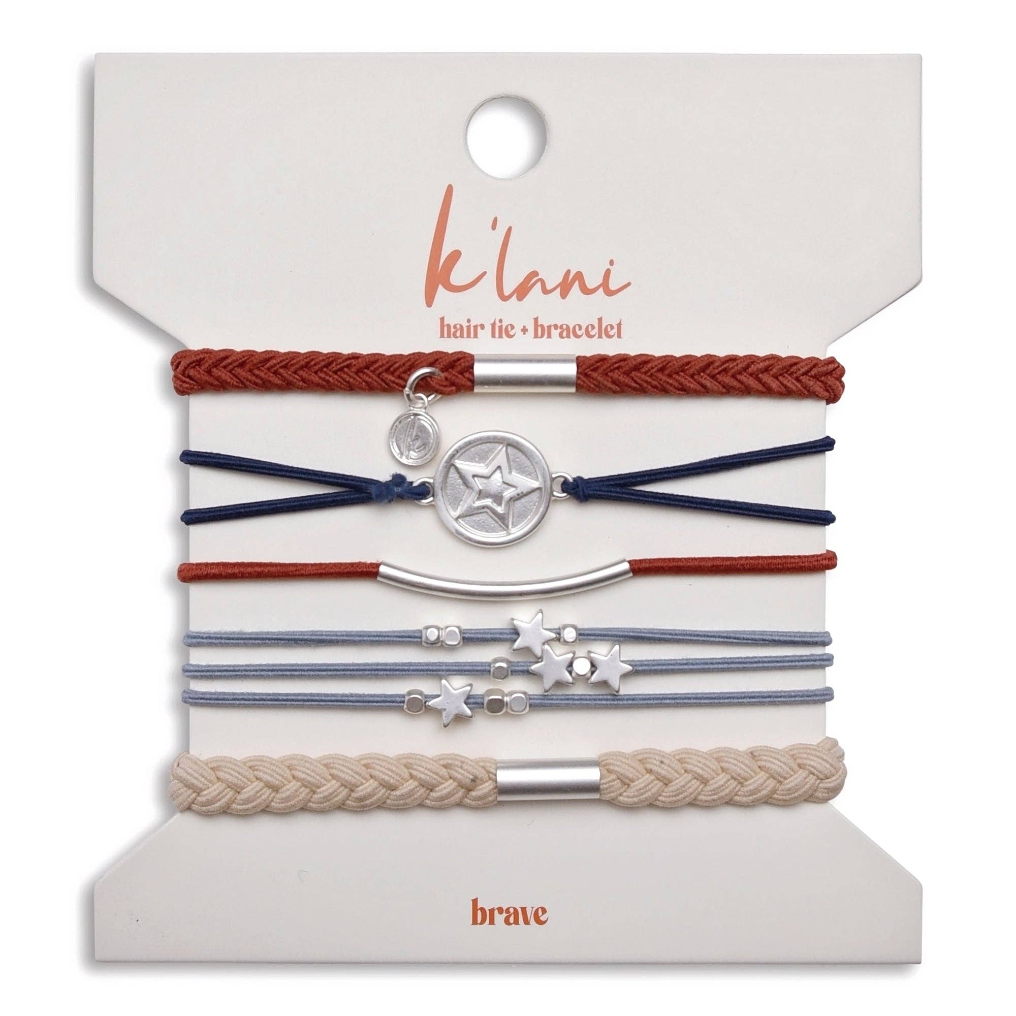 Brave Hair Tie Bracelets Large Large K'Lani hair tie bracelets- Tilden Co.