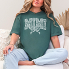 Lace Names Graphic Tee in Spruce T-Shirt Ave Shops- Tilden Co.