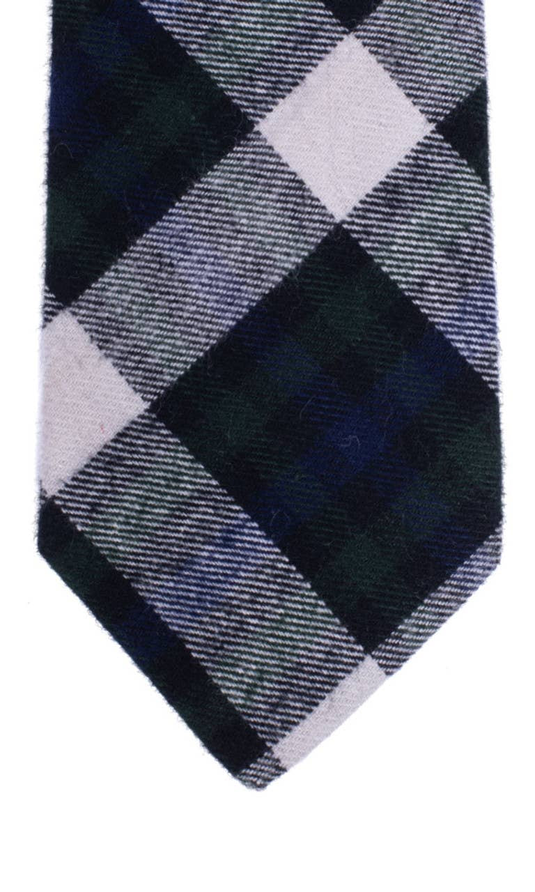 Men's 100% Cotton Checkered Ties 3     Selini New York- Tilden Co.
