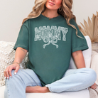 Lace Names Graphic Tee in Spruce T-Shirt Ave Shops- Tilden Co.