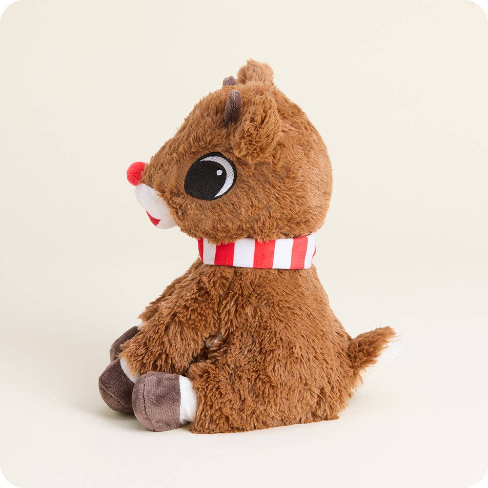 Rudolph with Scarf Warmies Stuffed Animal Warmies: America’s Favorite Microwave Plush Brand- Tilden Co.