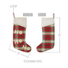 HO HO Holiday Stocking 11x15 VHC Brands- Tilden Co.
