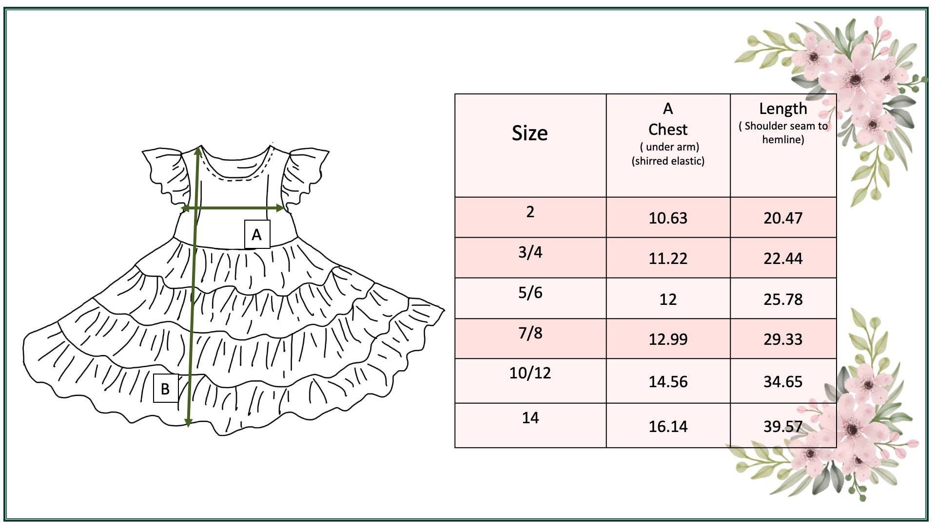 Girl's - Ava Periwinkle Tiered Dress Girl's Dress Adorable Sweetness- Tilden Co.