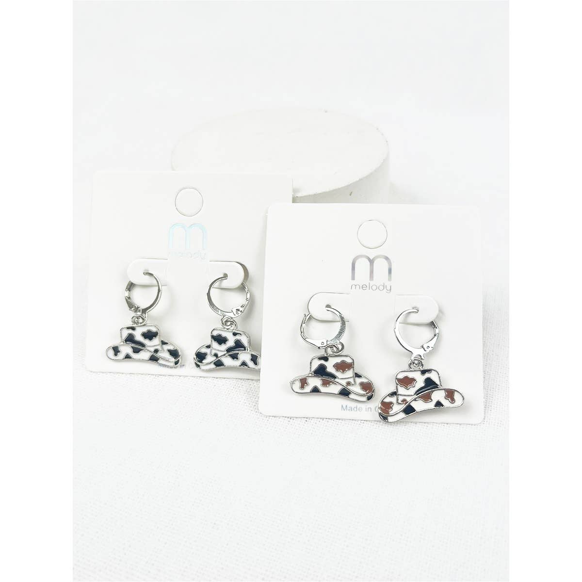 Western Cowgirl Hat Earrings Love and Repeat- Tilden Co.