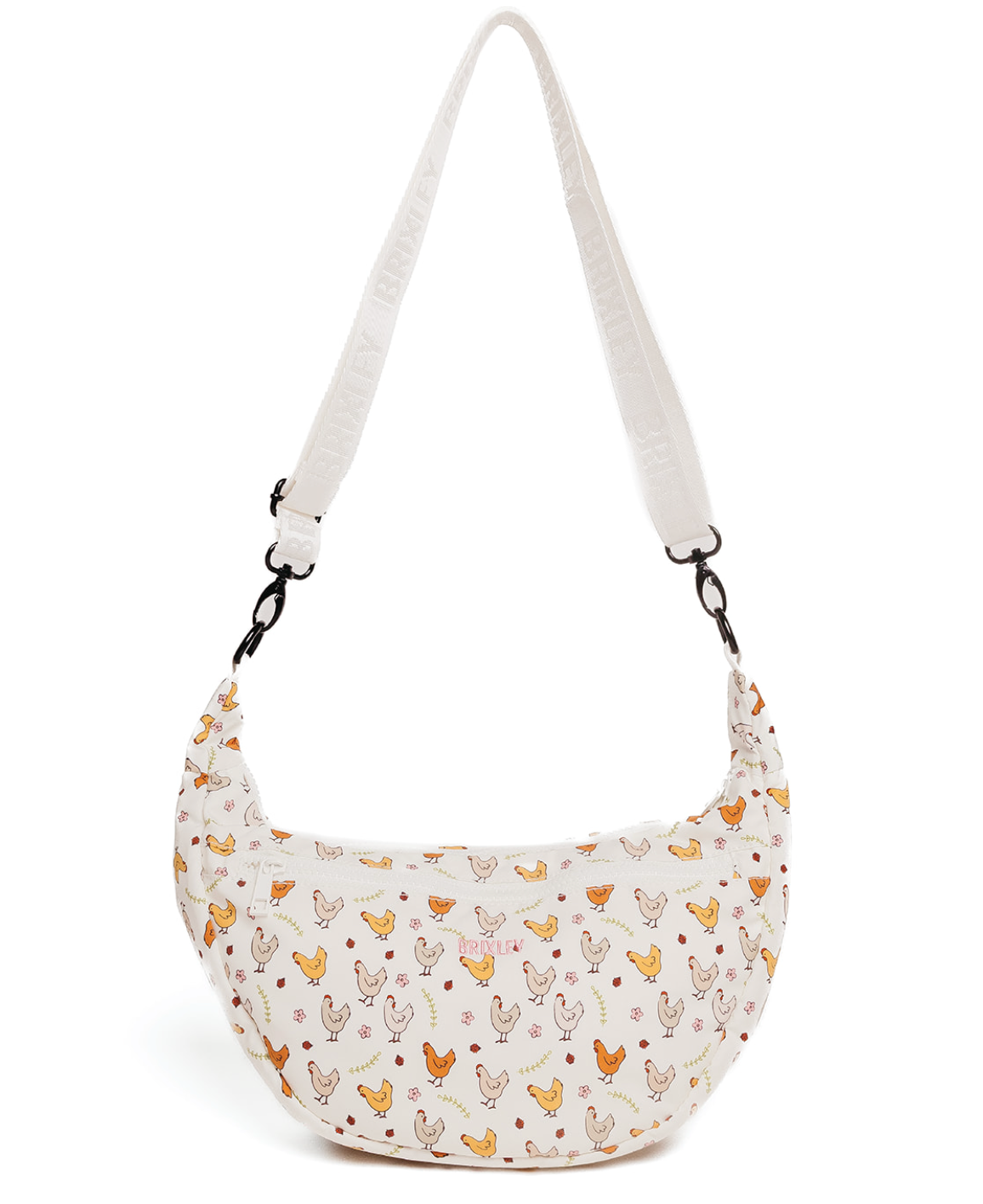 Fancy Feet Crescent Bag Bag Brixley Bags- Tilden Co.
