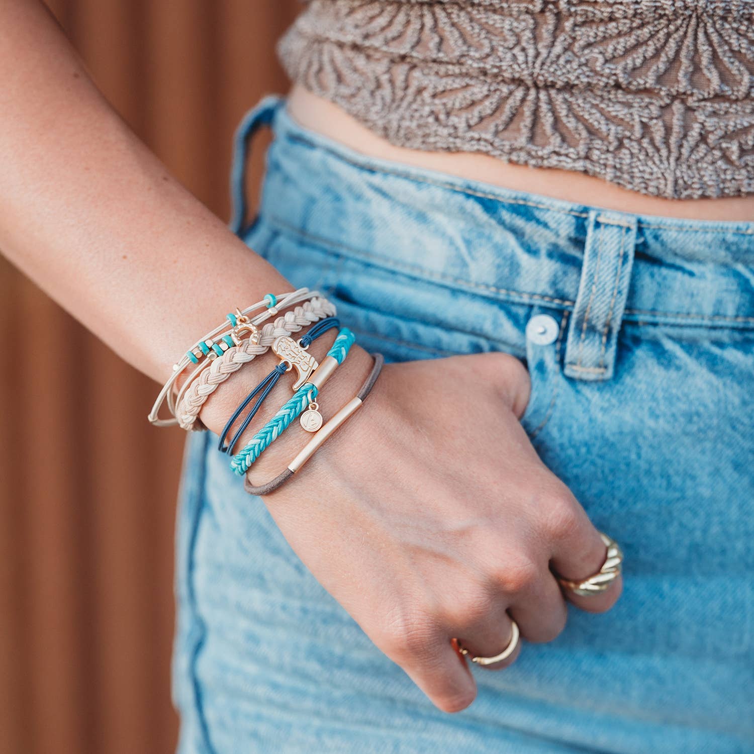 Stride Hair Tie Bracelets hair ties K'Lani hair tie bracelets- Tilden Co.
