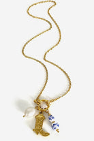 18K Stainless Steel Western Necklace JOSSLYN by wall to wall- Tilden Co.